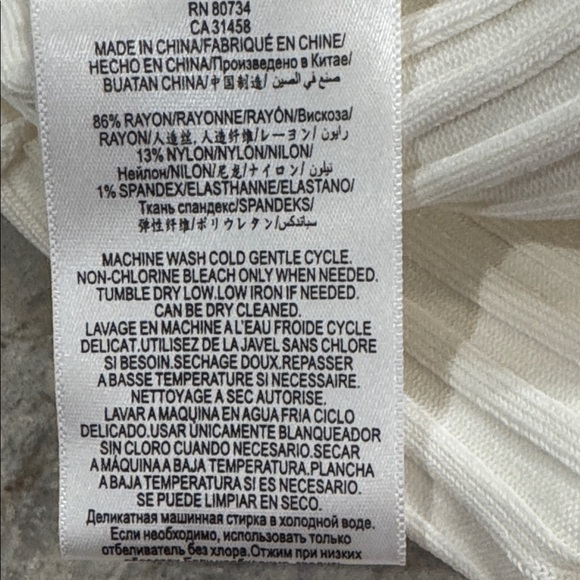 BCBGMaxazria Cold Shoulder Choker Neck Top - Picture 7 of 7